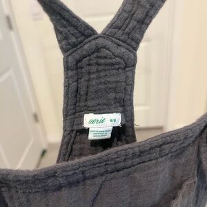 Aerie Gray Cropped Jumpsuit